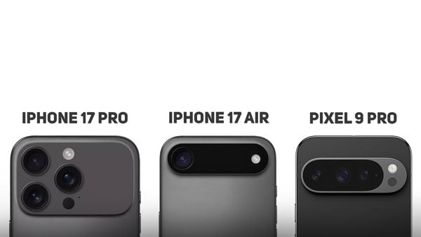 iphone 17 air lijkt heel erg op de Pixel 9