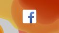 Facebook logo iOS 13 achtergrond 16x9