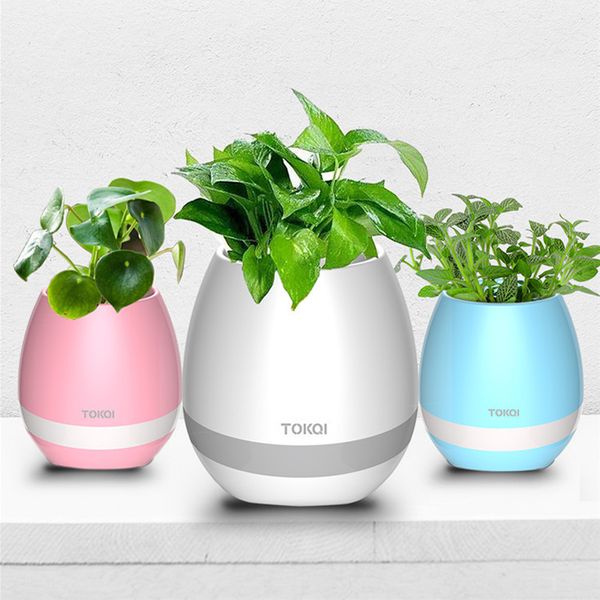 Bluetooth speaker plantenpot