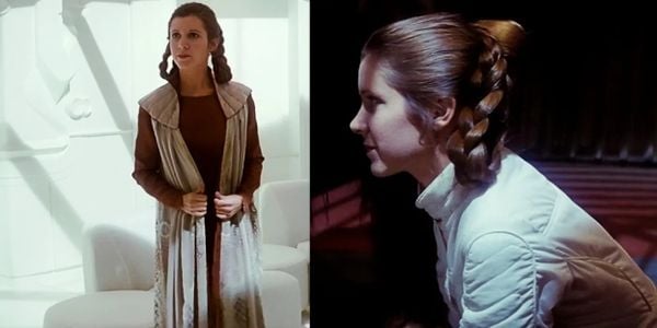 Leia's outfit aanpassing