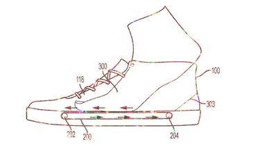 Nike sneakers patent
