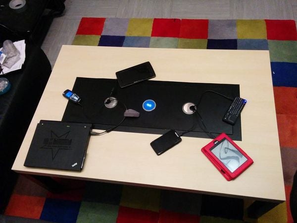 Ikea hack media tafel