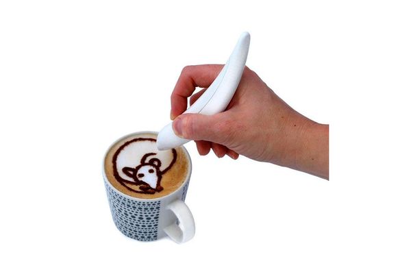 latte-art pen koffie