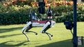Verenigde Staten laat Donald Trump bewaken door robothonden
