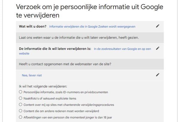 Google Search privacy