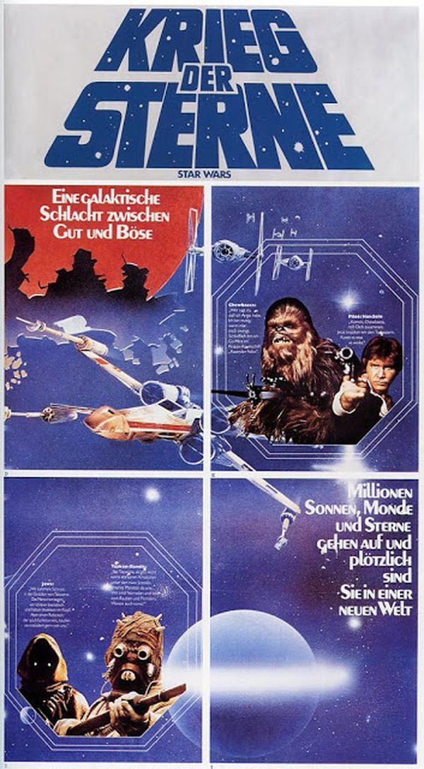 Algemene Star Wars filmposter uit 1990 (Rusland)