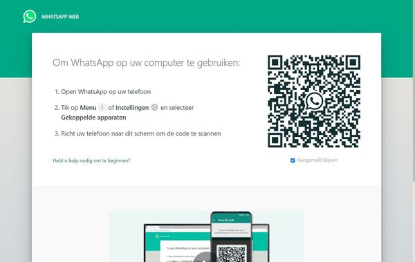 Zo gebruik je WhatsApp Web optimaal