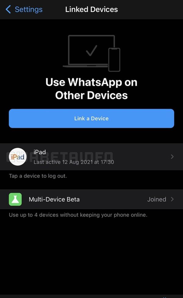 Whatsapp iPad