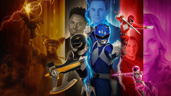 De power rangers serie op Netflix.