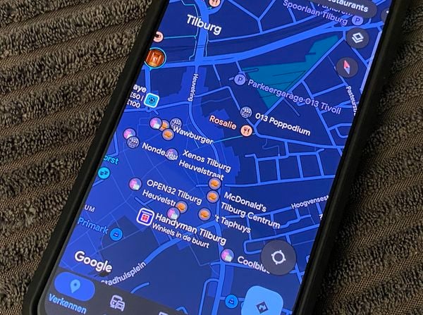 Ingestelde emoji's op Google Maps op Android