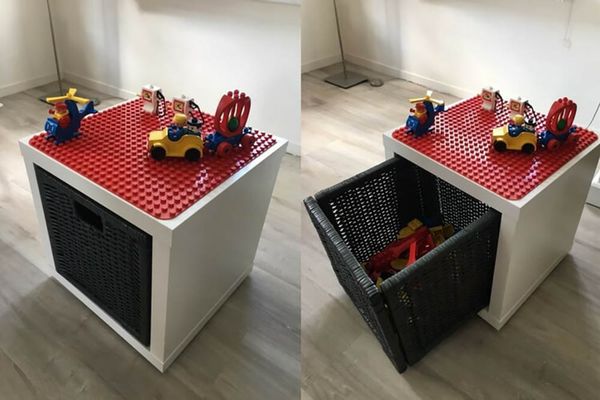 Ikea hack LEGO tafel