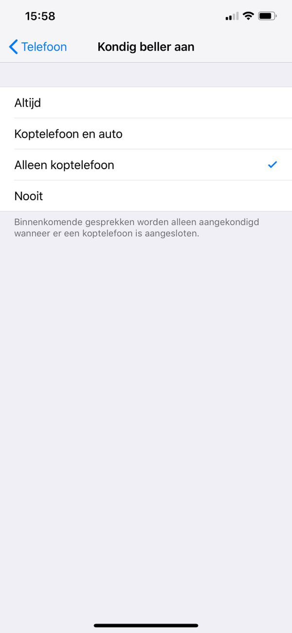 Apple iPhone AirPods hacks instelling