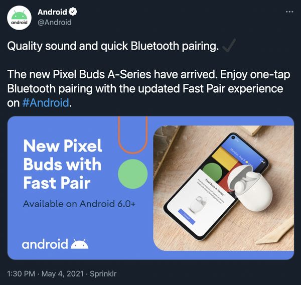 Pixel Buds Google I/O 2021