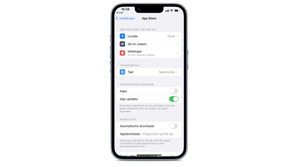 iPhone App Store automatisch