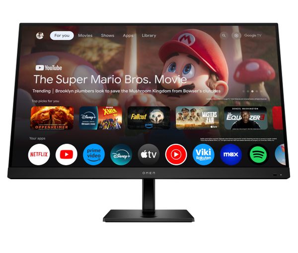 HP heeft een nieuwe gamingmonitor gepresenteerd waar Google TV ingebouwd zit. Dat is handig, want je kunt daardoor gemakkelijk films en series kijken op het beeldscherm.