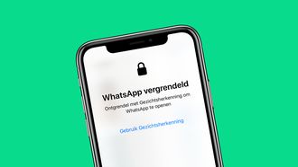 WhatsApp vergrendeld iPhone