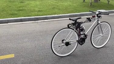 Elektrische fiets staan