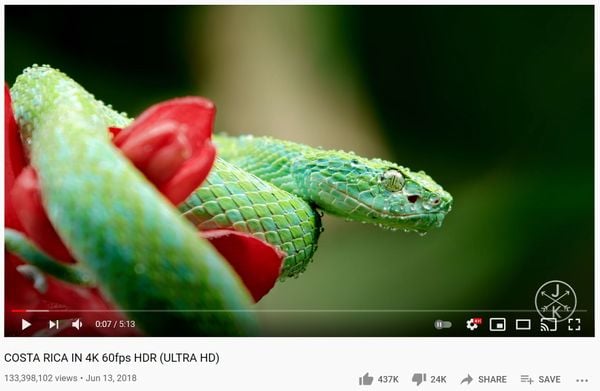 HDR-ondersteuning YouTube