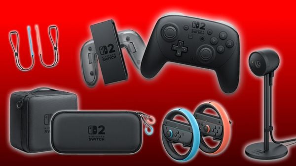 De Nintendo Switch 2 heeft veel accessoires zoals een pro controller, een charge grip en tasjes