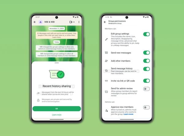 WhatsApp werkt aan een nieuwe functie die het makkelijker maakt voor nieuwe leden van groepsapps om te weten waar het gesprek over ging.