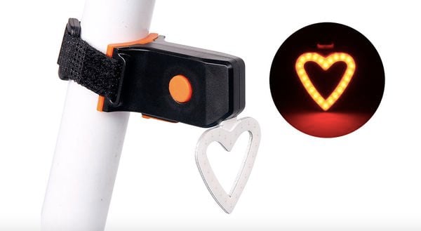 LED hart fietslamp