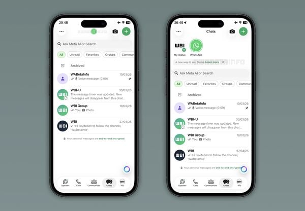 WhatsApp is een update aan het testen die mogelijk je dag gaat verpesten, want Status Updates lijken naar het chat-gedeelte te komen.