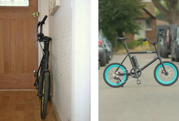 Deze compacte elektrische fiets heeft bijzondere functie