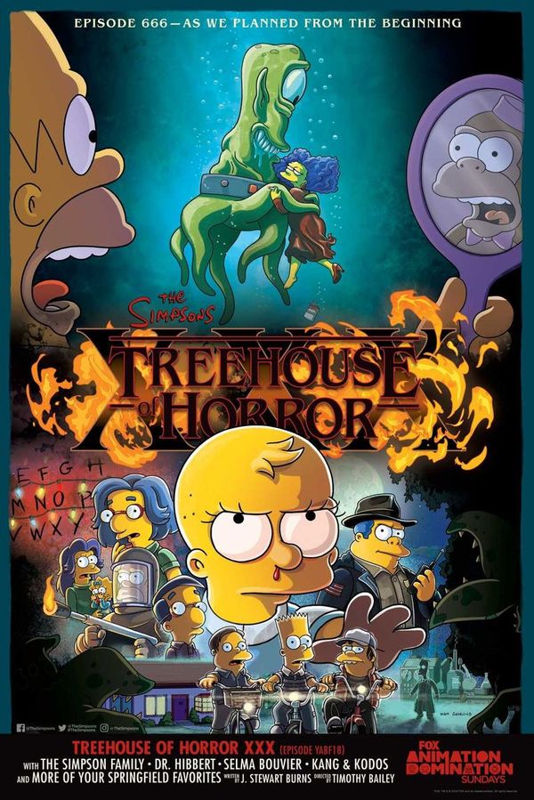 The Simpsons Stranger Things