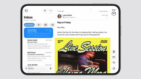iPhone Duo Mail-app