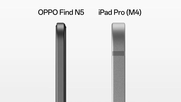 De nieuwe OnePlus Open 2, die in China op de markt komt als de Oppo Find N5, is waarschijnlijk heel dun.