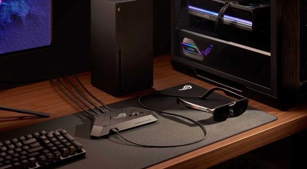 Asus-gamingmerk ROG heeft een bijzondere bril aangekondigd voor gamers die een gigantisch scherm op je netvlies toont.