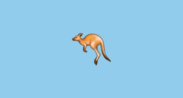 australia kangaroo emoji