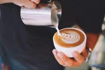 latte art koffie