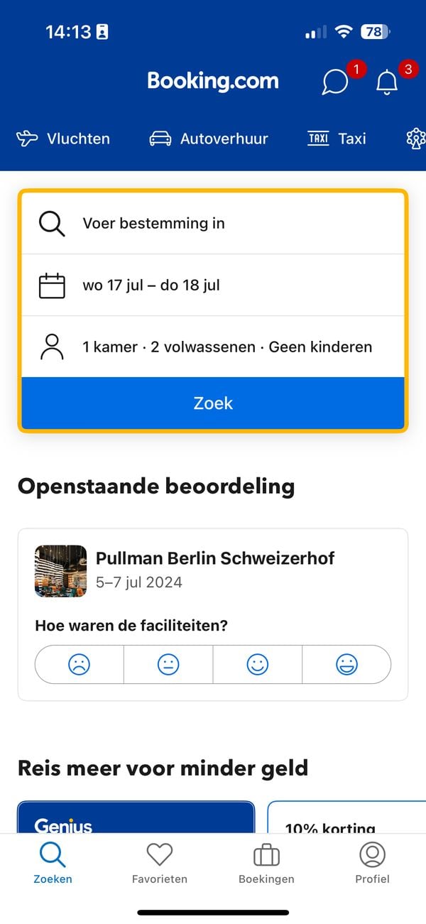 Een vakantie boeken bij Booking.com: is dat een beetje betrouwbaar?