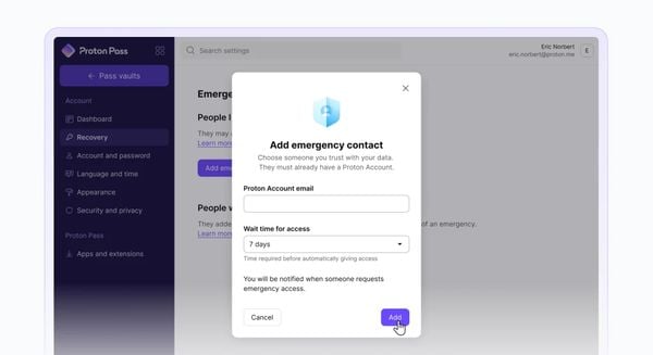 Proton geeft je ideale e-mail-functie voor noodgevallen