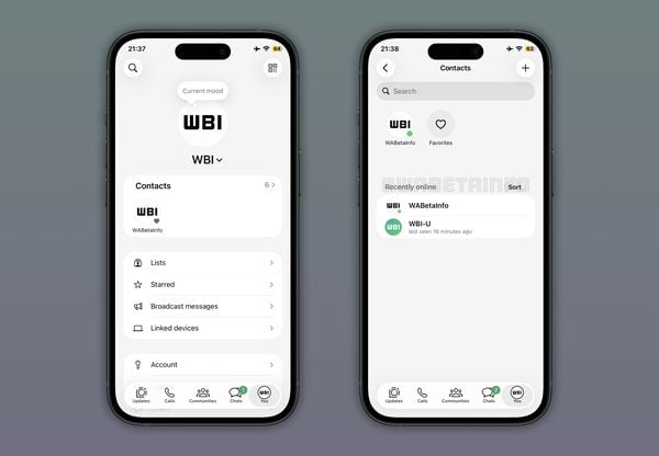 WhatsApp werkt de laatste tijd aan veel nieuwe functies en geeft ook de app een nieuw likje verf, maar deze functie doet ons denken aan MSN.