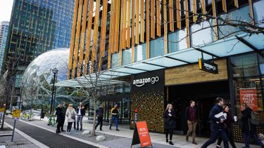 Amazon's nieuwe high-tech supermarkt heeft geen
