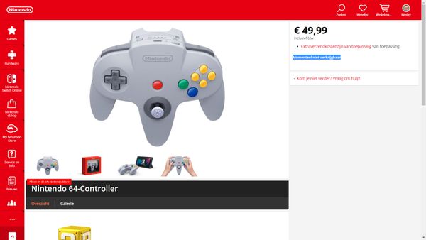 Nintendo 64-controller