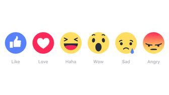 Facebook likes reactions