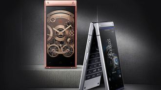 Samsung W2019 flip smartphone
