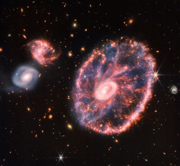 NASA Cartwheel Galaxy James Webb