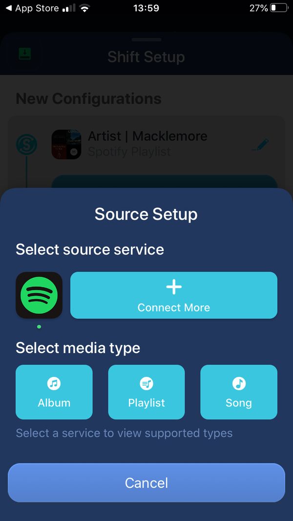 Apple Music Spotify SongShift