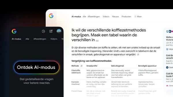 Google laat je heel anders zoeken door middel van AI