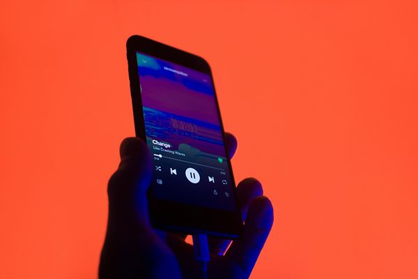 Spotify op smartphone