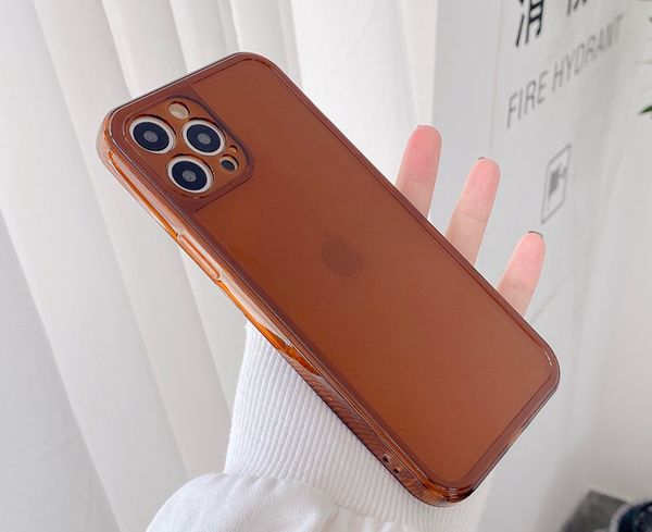 bruin transparant iPhone case