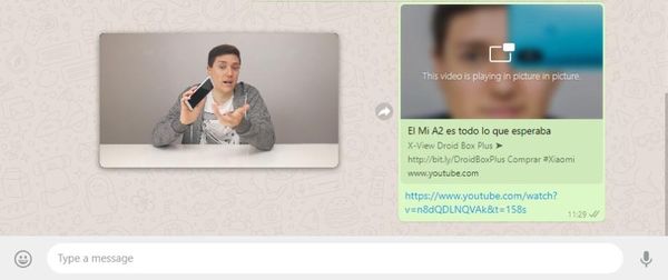 Picture-in-Picture feature WhatsApp Web