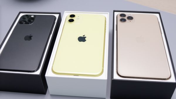 Verschillende modellen Apple