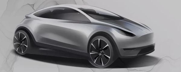 Lekt Tesla nu zelf het ontwerp van zijn nieuwe elektrische auto?