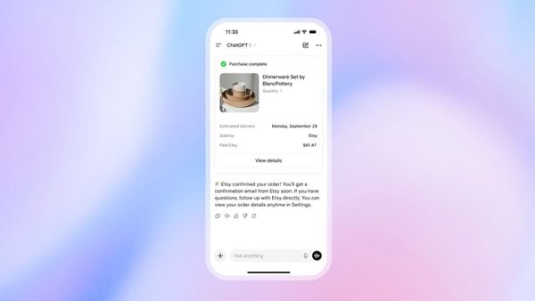 ChatGPT is begonnen met de uitrol van een shopfunctie. Gebruikers kunnen direct vanuit ChatGPT online dingen bestellen.