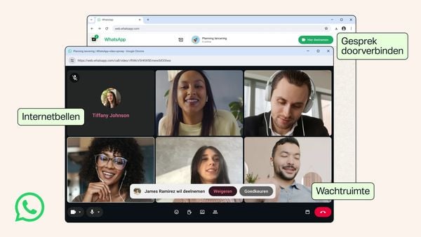 Bellen via WhatsApp wordt nog makkelijker door deze nieuwe functies